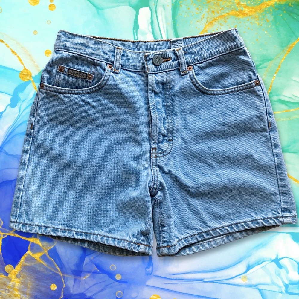 Calvin Klein Button Fly Denim Shorts 👖💙